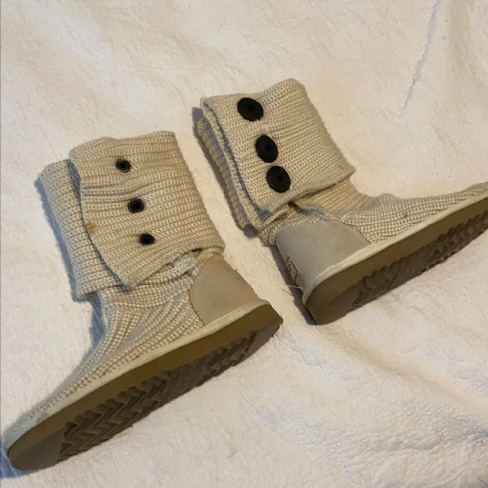 UGG Classic Cardy Button Detail Knit Boots